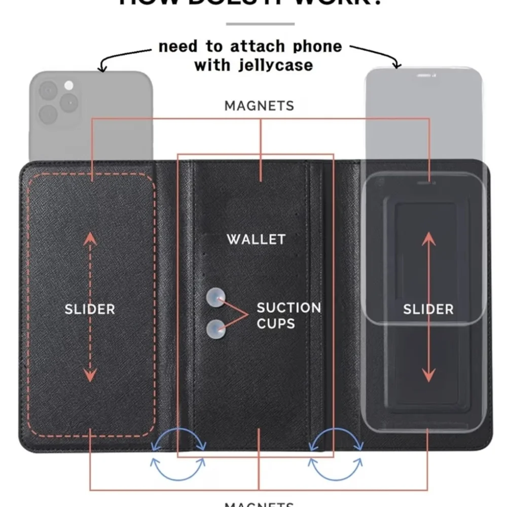 Universal Fit. Newmire Leather Duo Phone Case N Fold Lavender Type A